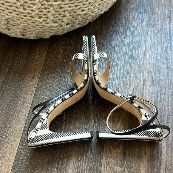 Sergio Rossi Stripped Heels - Picture 6 of 7